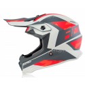CASCO ACERBIS STEEL JUNIOR ROJO/GRIS MATE.