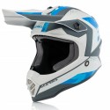 CASCO ACERBIS STEEL JUNIOR AZUL/GRIS MATE.