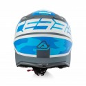 CASCO ACERBIS STEEL JUNIOR AZUL/GRIS MATE.