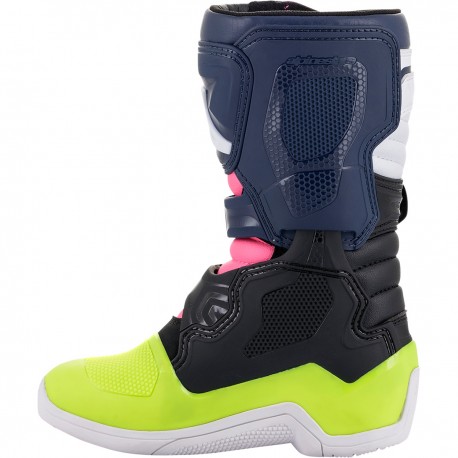 Botas Infantil Alpinestars Tech 3s Azul/Rosa.