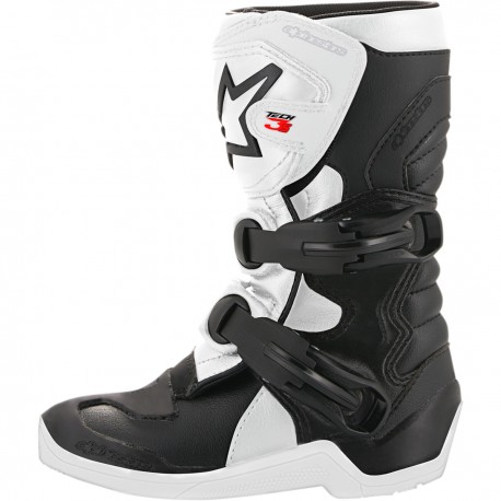Botas Infantil Alpinestars Tech 3s Blanco/Negro.