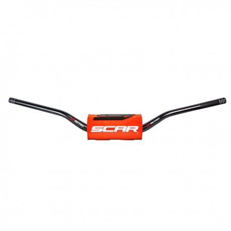 Manillar Scar O2 Ktm McGrath de 28mm Negro/Naranja.