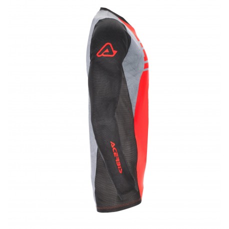Jersey Acerbis J-Track One Rojo/Blanco.