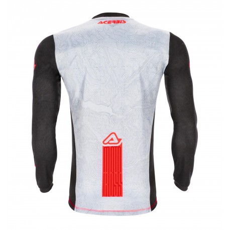 Jersey Acerbis J-Track One Rojo/Blanco.