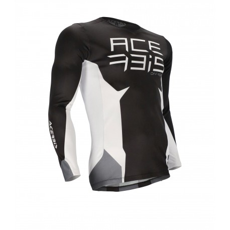 Jersey Acerbis J-Track Three Negro/Blanco.