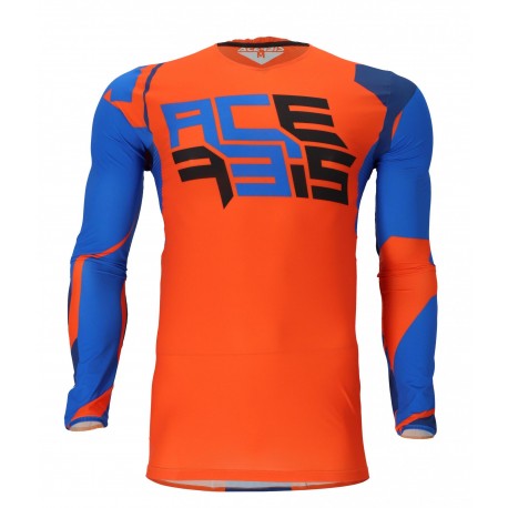 Equipación Acerbis J-Flex Naranja/Azul.