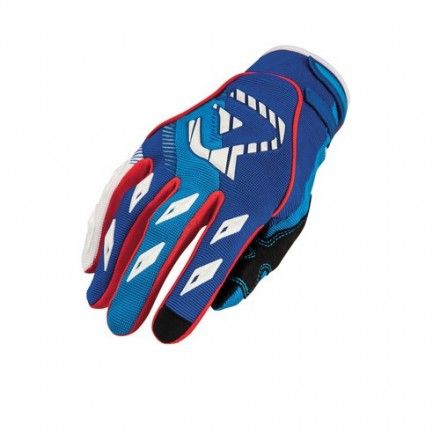 GUANTES ACERBIS MX KID AZUL/ROJO.