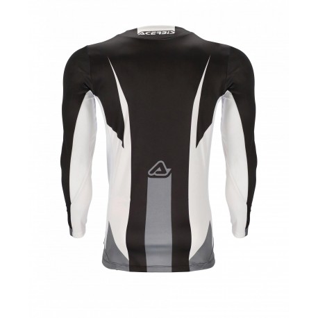 Equipación Acerbis J-Track Negro/Blanco.