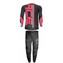 Equipación Acerbis J-Windy Rosa/Negro.