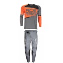 Equipación Acerbis J-Windy Naranja/Gris.