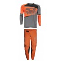 Equipación Acerbis J-Windy Naranja/Gris.