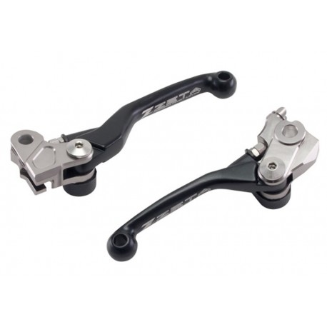 Juego de Manetas Reversibles Zeta Honda Crf 450 r/rx 21-22 Negro.