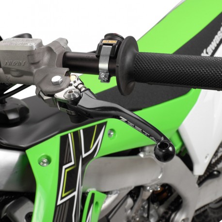 Juego de Manetas Reversibles Zeta Kawasaki Kxf 450 19-22 Negro.