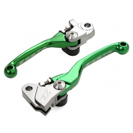 Juego de Manetas Reversibles Zeta Kawasaki Kxf 250 13-20 Verde.