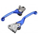 Juego de Manetas Reversibles Zeta Suzuki Rmz 450 05-22 Azul.