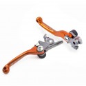 Juego de Manetas Reversibles Zeta Ktm Exc 125/200 09-13 Naranja.