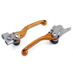 Juego de Manetas Reversibles Zeta Ktm Exc/Exc-f 20-22 Naranja.