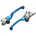 Juego de Manetas Reversibles Zeta Husaberg Te 125 2014 Azul.