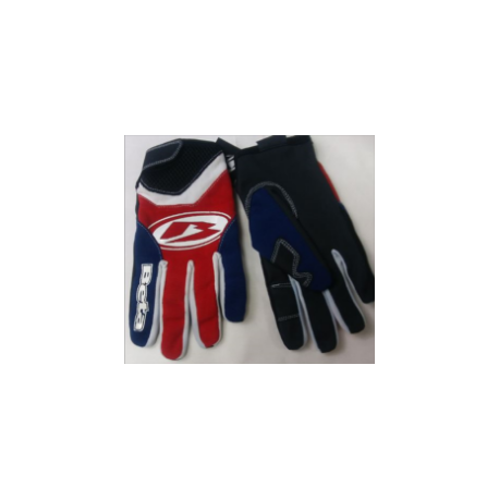 Guantes de Trial Beta Rojo/Azul.