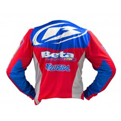 Camiseta de Enduro/Trial Beta Trueba Rojo/Azul.