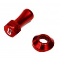 Tuerca Fija Neumático Geco M-8 Rojo.